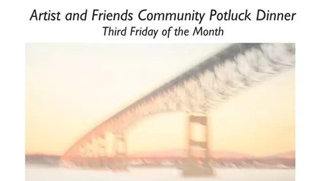 Image: Artists+Friends Community Potluck Dinner
