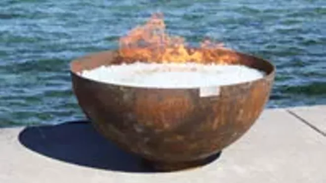 Image: Hand-Crafted Out-door Steel Fire Bowls by John Unger