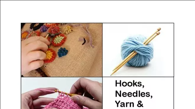 Image: Hooks & Needles, Yarns & Threads