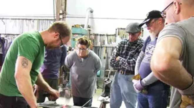 Image: Intro to Blacksmithing Sunday Sampler with John Ledford