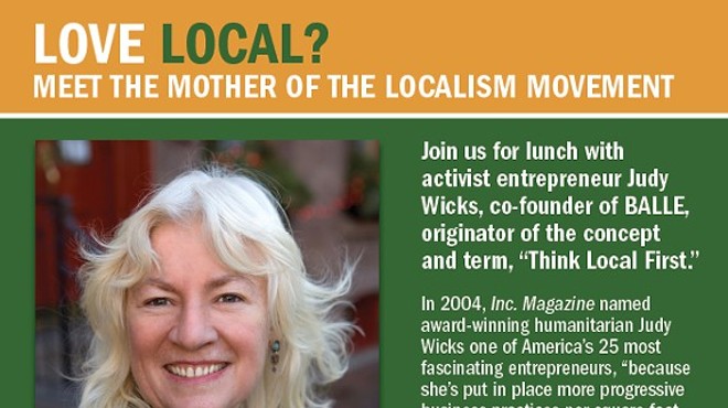 Lunch with Judy Wicks, Mother of Localism Movement