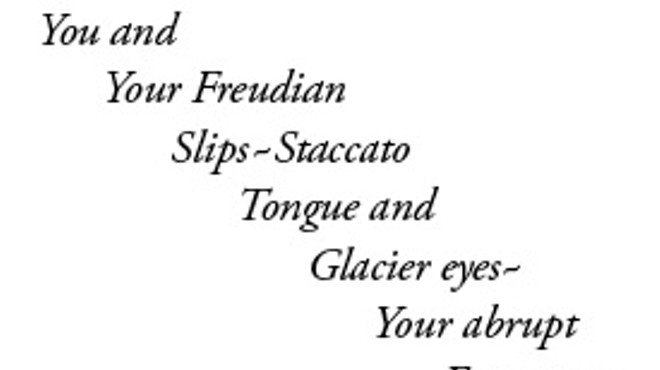 Poem: ~Freudian Slip~