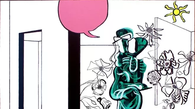Image: Sans Serif: Romantic Futility- New Paintings by Randall Schmit