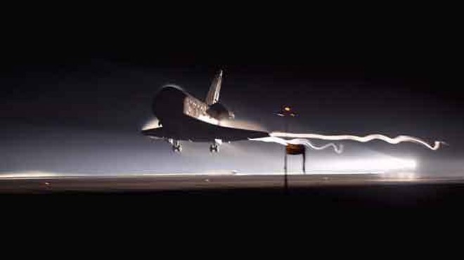 Space Shuttle Lands on Another World
