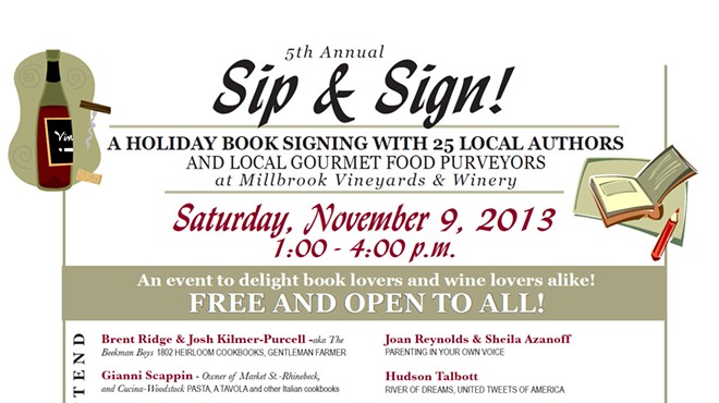 Sip and Sign for the Holidays