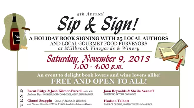 Image: Sip and Sign for the Holidays