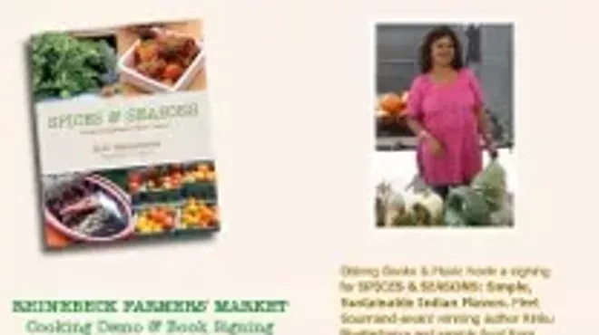 Image: "Spices & Seasons: Simple, Sustainable Indian Flavors" Cooking Demo & Book Signing