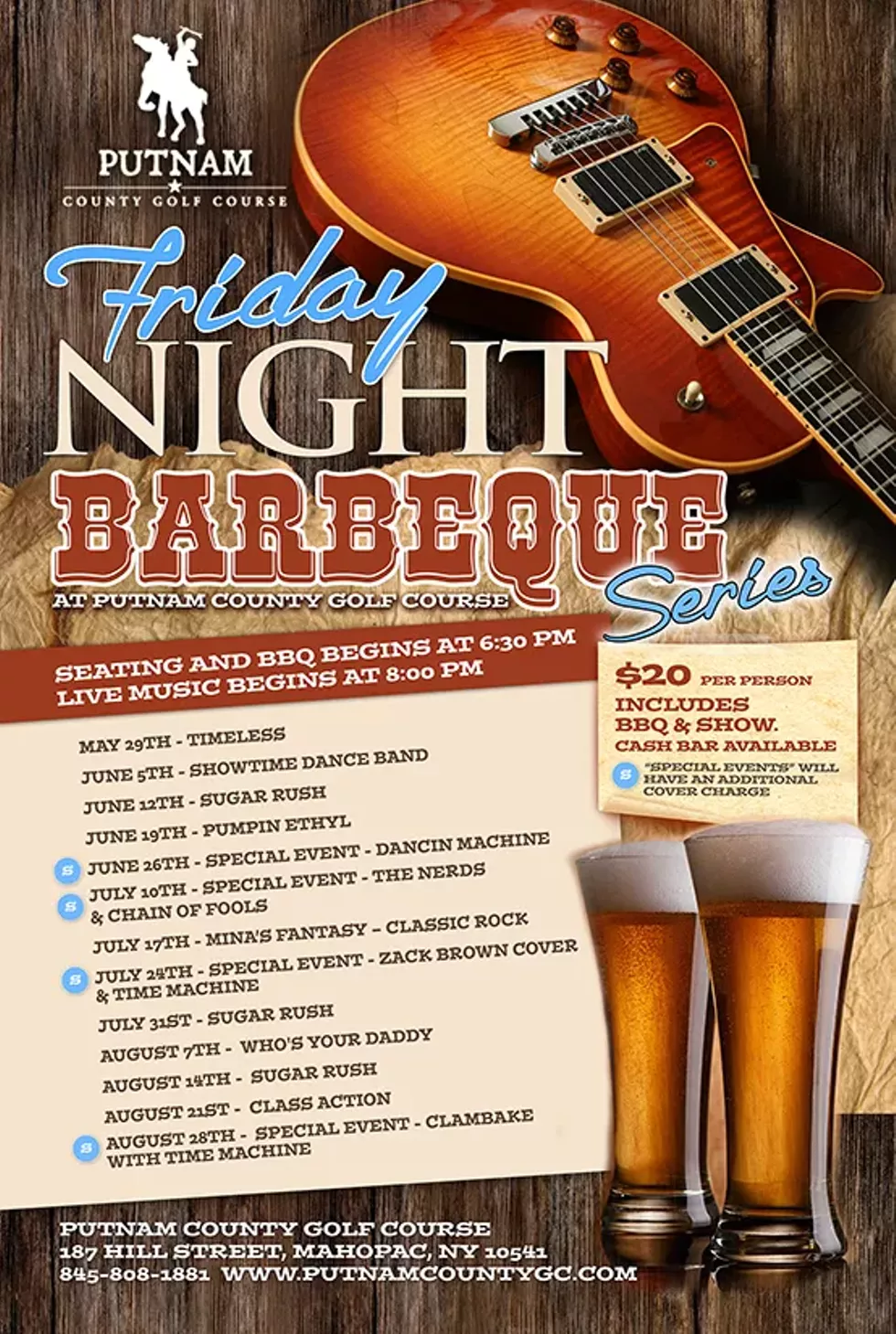 Summer BBQ Series at Putnam County Golf Course