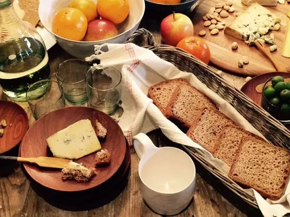 Taste delicious fresh cheeses presented beautifully.