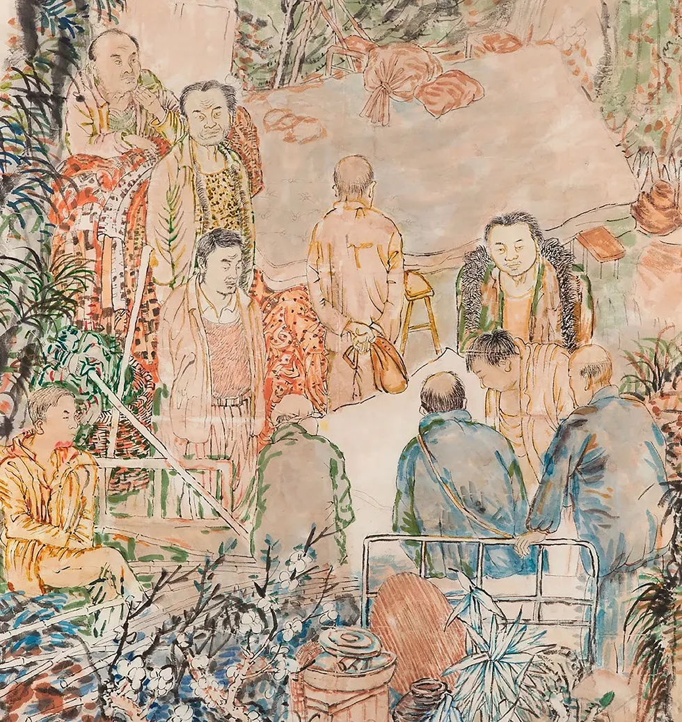 Yun-Fei Ji .Eight Neighbors