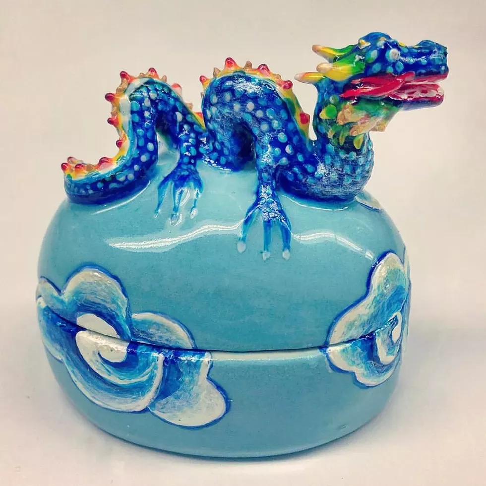Dragon Covered Bowl