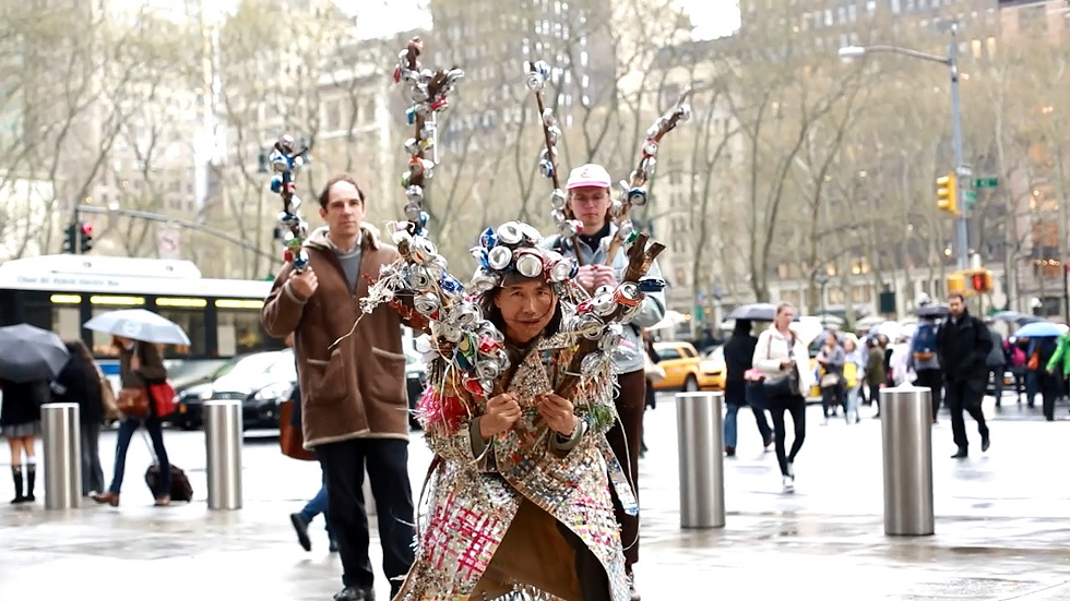 Chin Chih Yang at Times Square