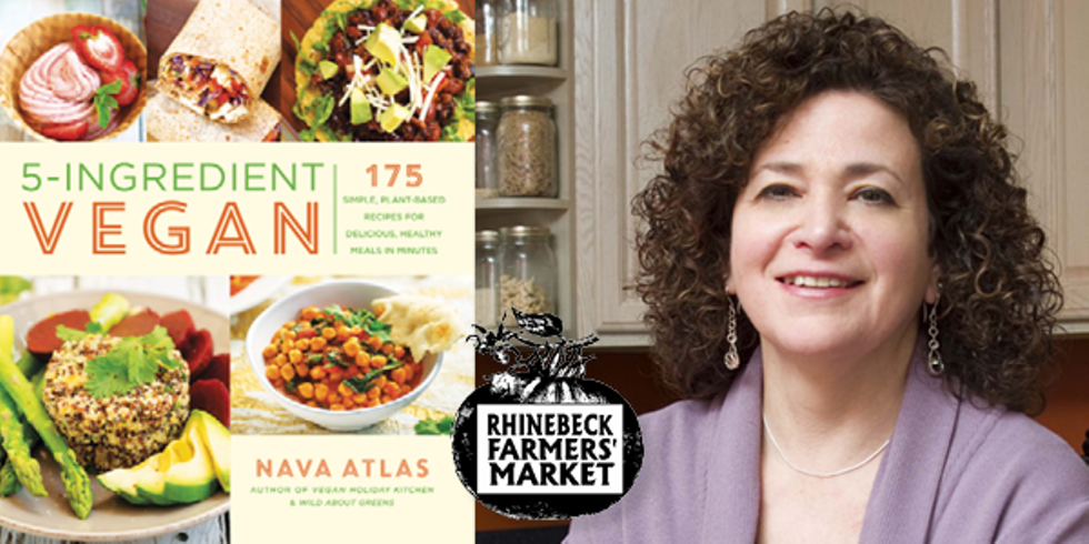 Author Nava Atlas with new book, "5-Ingredient Vegan"