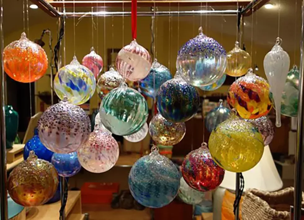 Glass Ornaments by Tom Stoenner