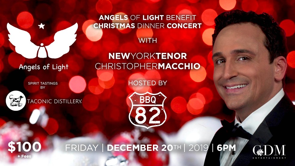 Tenor Christopher Macchio performs for Angels of Light