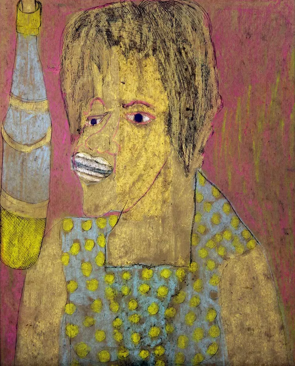 Ike Morgan (Texas, b. 1958) &ldquo;Singer,&rdquo; ca. 1987, Pastel on paper