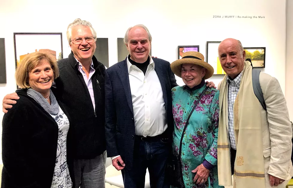 Wendy and Julian Lines with Esalen founder, Michael Murphy, Ellen McDermott and President Emeritus, Robert McDermott, California Institute of Integral Studies
