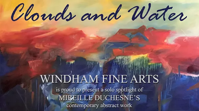 Image: Clouds and Water - Mireille Duchesne Solo Spotlight Exhibition