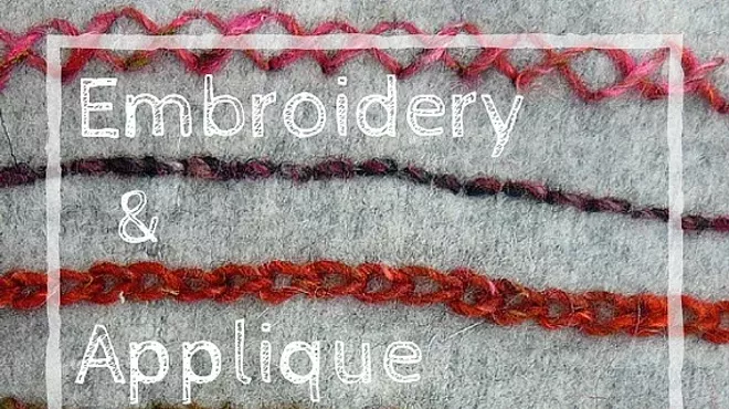 Image: Embroidery & Appliqu&eacute; Workshop with Cal Patch