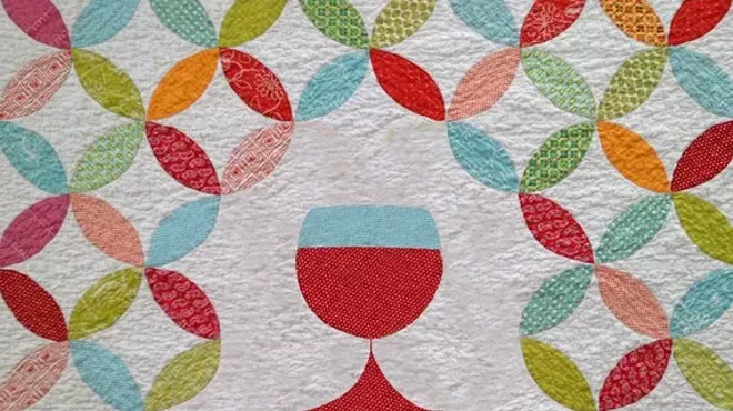 Image: Stitch and Sip: Beading on Fabric
