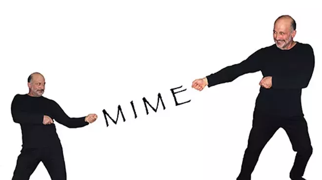 Image: Just for Fun: Mime Eddie Allen