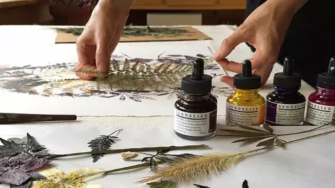 Image: Printing with Pressed Flowers with Caitlin Parker