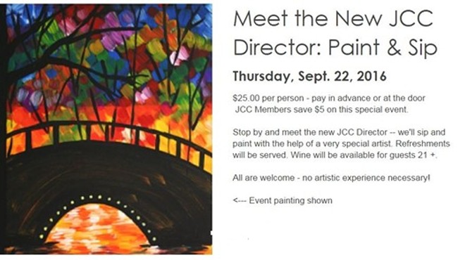 Meet the New JCC Director, Paint and Sip