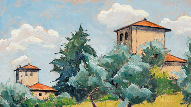 Image: Artist Coulter Young Presents Paintings from Panzano, Italy