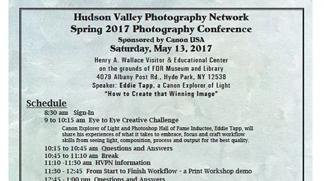 Image: Hudson Valley Photography Network Spring Conference 2017
