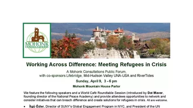 Image: Working Across Difference: Meeting Refugees in Crisis