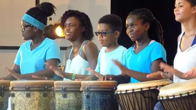 Image: Just for Fun: West African Dance & Drum Workshop Performance