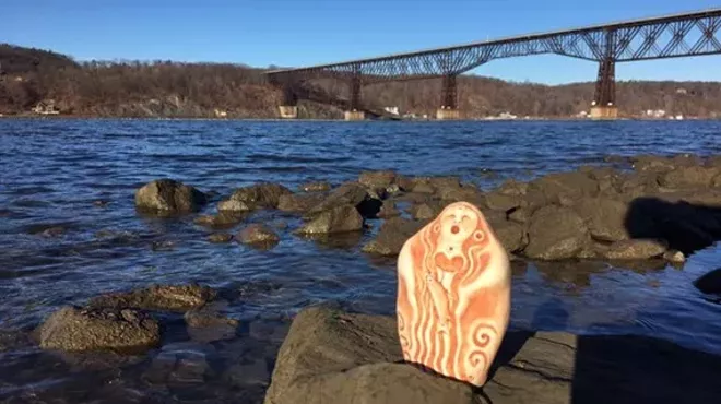 Image: Water Ceremony on the Hudson