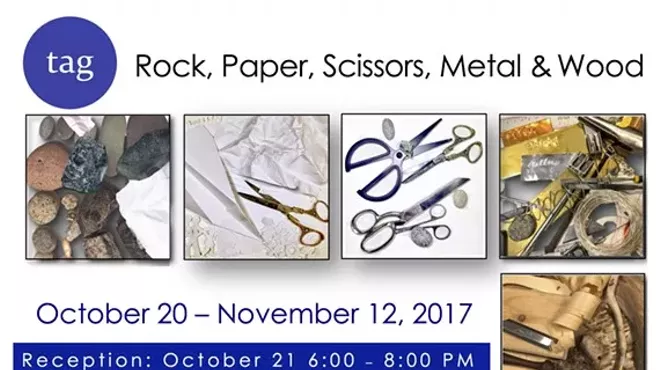Image: Rock, Paper, Scissors, Metal and Wood