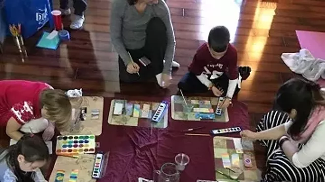 Image: Family Watercolor Mandala Workshop