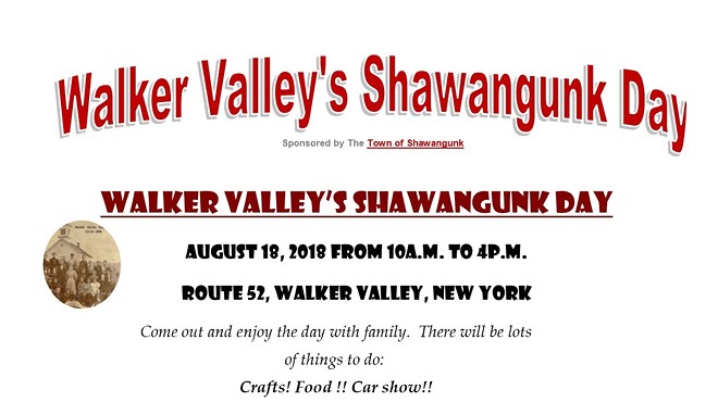 Walker Valley's Shawangunk Day