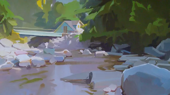 Image: Light on the Esopus Creek Landscape Oil Painting Workshop with Karen O&rsquo;Neil