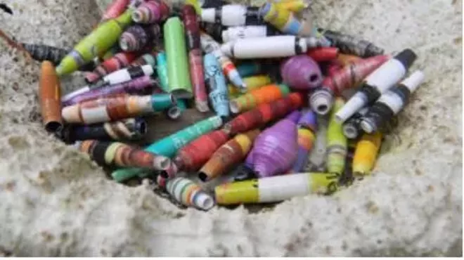 Image: Mindful Crafting: Paper Nature Beads