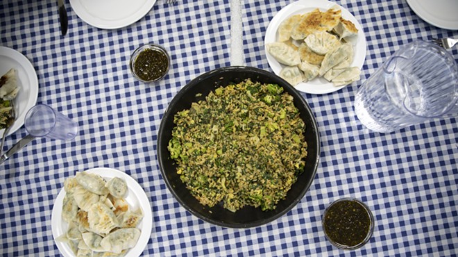 Recipe: Green Vegetable Fried Rice & Crescent Moon Dumplings
