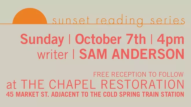 Image: Sunset Reading Series: Sam Anderson