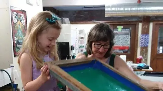 Image: Youth and Family Printmaking