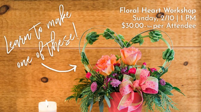Valentine's Day Floral Heart Workshop