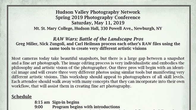Hudson Valley Photography Network Spring Conference