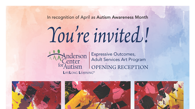 Image: Anderson Center for Autism Art Reception