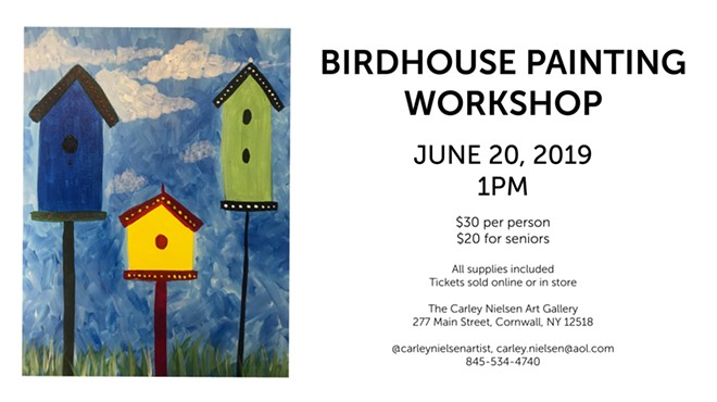 Birdhouse Painting Class