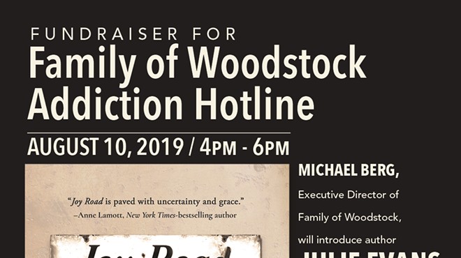 Joy Road Book Launch: Benefit for Family of Woodstock Addiction Hotline