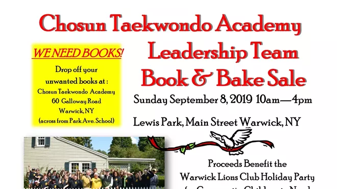 Image: Chosun Taekwondo Academy Leadership Team Book & Bake Sale