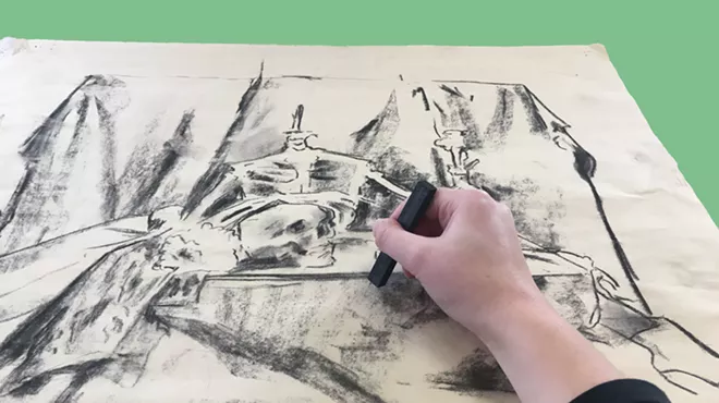 Image: Drawing and Painting with Stephen Lewis