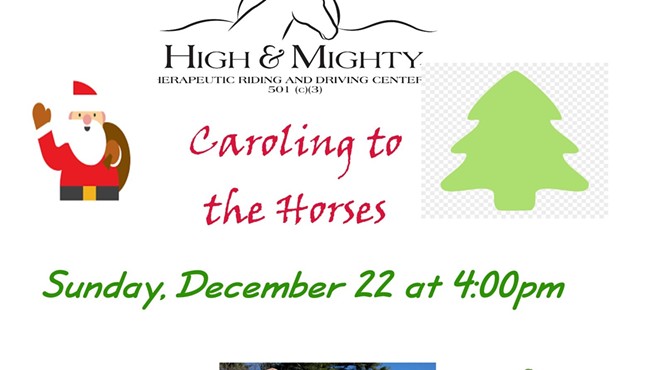 Caroling to the Horses