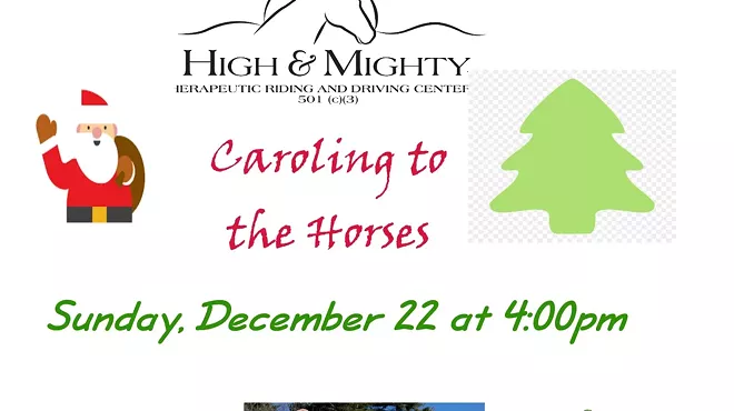 Image: Caroling to the Horses