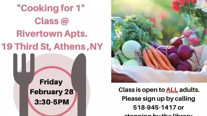 Image: Cooking Class: Cooking for 1!